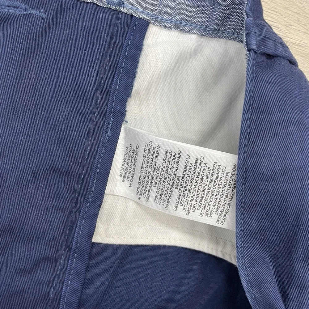 NWT Polo Ralph Lauren Relaxed Fit Blue Chino Shorts Men Sz 38 Prep Casual